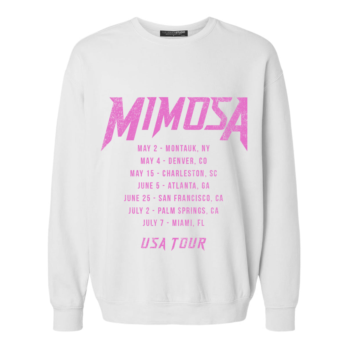 Mimosa Tour Garment Dye Sweatshirt