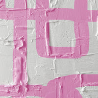 Abstract Pink Lines Textured Art TEXTURED ART LULUSIMONSTUDIO 