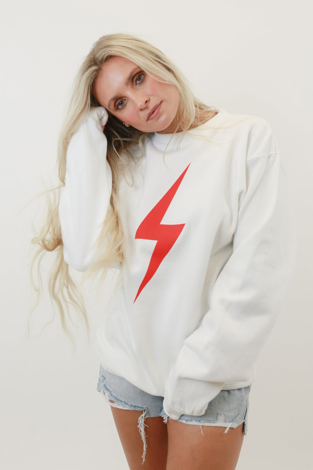 Off You F*ck Bolt Oversized Crewneck – House of Lulu